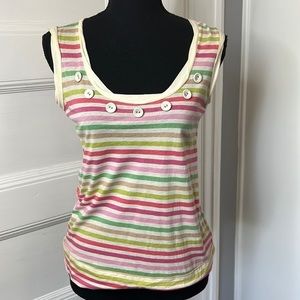 LITTLE YELLOW BUTTON ANTHROPOLOGIE WOMENS TANK TOP‎ SIZE S NEW WITHOUT TAGS